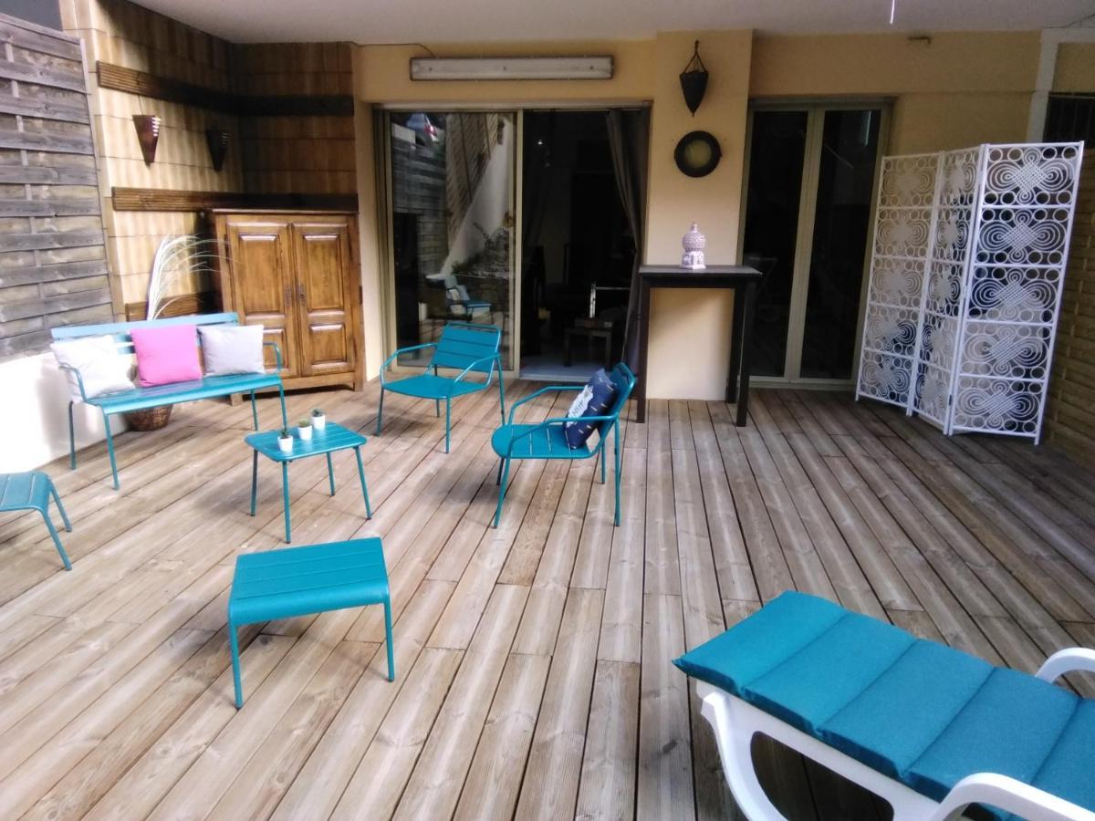 Nice- Gairaut - Jardin Prive- Grand F1 Lumineux-Piscine Collective Zewnętrze zdjęcie